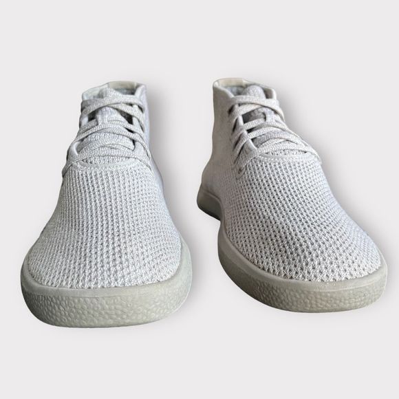Allbirds Tree Topper Knit Sneakers 8 Nikau Limestone Grey Womens Monotone Hi Top - Picture 4 of 8